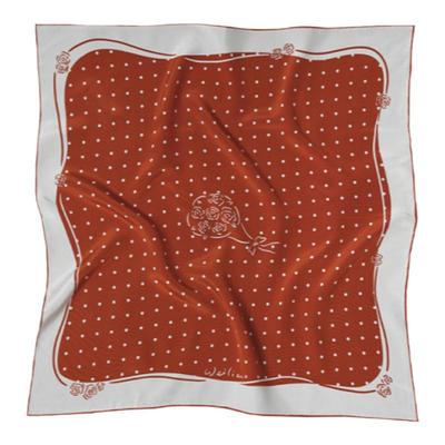 Weiliao波点丝巾简约百搭复古女