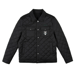 雷迪波尔男装棉衣2023秋冬新款翻领休闲工装多袋刺绣LOGO上衣外套