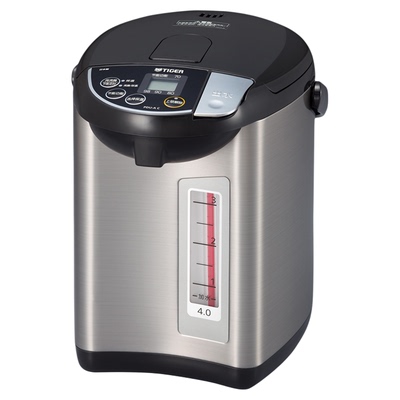 虎牌进口恒温电热水瓶不锈钢4L