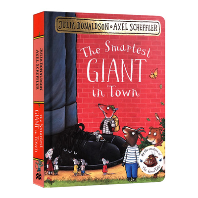 城里美丽的巨人 纸板书 The Smartest Giant in Town 英文原版 朱莉娅唐纳森 Julia Donaldson 经典押韵英文童话 英文版英语书籍