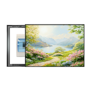 电表箱装饰画2026新款轻奢高级感配电箱遮挡电闸盒挂画餐厅免打孔