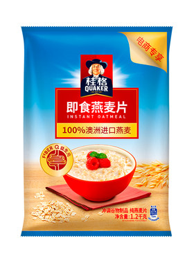 桂格即食原味纯燕麦片