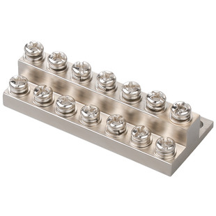 JDG双层接地排接零排 并线器接线端子接地铜排 配电箱接线排桥型