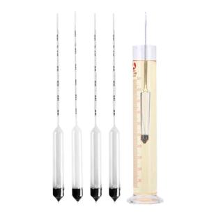 密度计比重计液体高精度波美度计测石油柴油泥浆凉皮浓度玻璃浮计