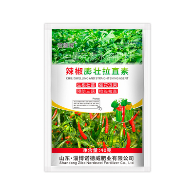 辣椒专用叶面肥壮果顺直丰产素膨大拉直促花坐果高效增产防三落