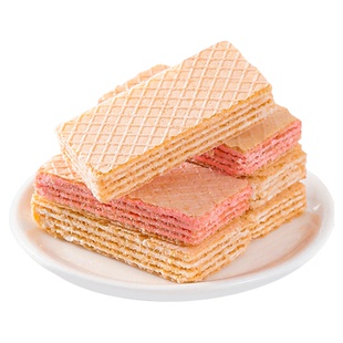 厚切威化饼干混合口味休闲网红零食品冰淇淋巧克力味芝士味礼盒装