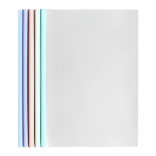 抽杆文件夹加厚透明插页a4纸收纳拉杆夹固定书夹子试卷整理活页夹