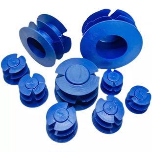 钢管塑料管塞内扣式管子盖帽堵头电力管封头内塞蓝色堵盖圆形管帽