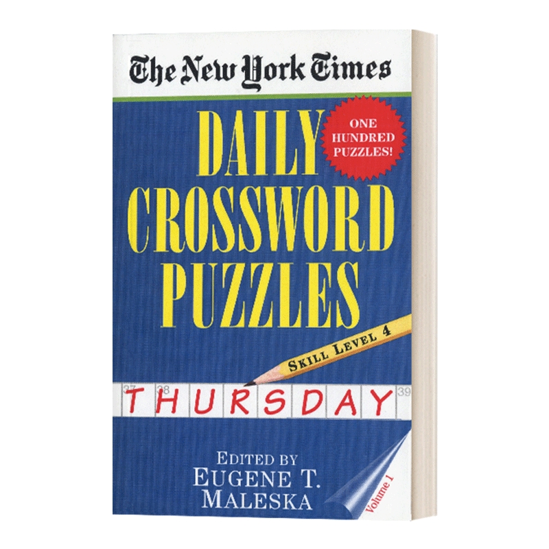 英文原版 The New York Times Daily Crossword Puzzles 纽约时报每日字谜 英文版 进口英语原版书籍