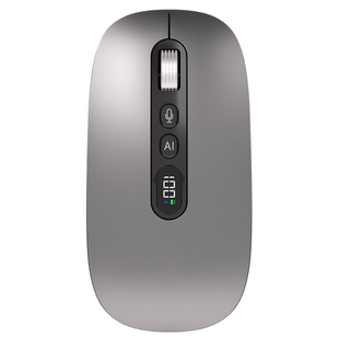 免登录科技数显办公AI人工智能鼠标ppt语音声控打字无线蓝牙充电