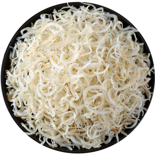 银鱼干干货海鲜干货海产特级宝宝鱼面条鱼丁香鱼淡干无盐250g