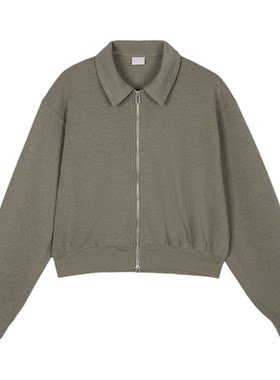 MOUSSY 春季简约通勤短款双头拉链夹克外套028IAB80-1006