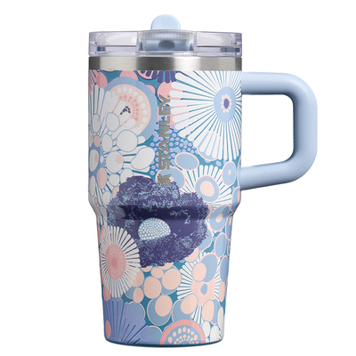 Stanley限定花野系列保温吸管杯