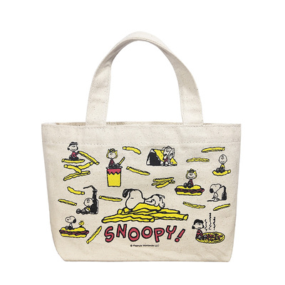 棉麻帆布早午餐袋学生儿童饭盒袋