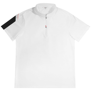 【春季新款】高尔夫服装男装短袖t恤球衣夏季透气立领上衣Polo衫