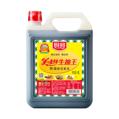 厨邦美味鲜生抽王特级生抽桶装