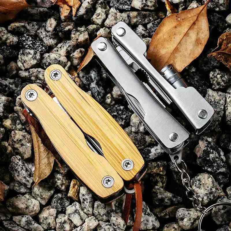 阳江羿成竹片手柄钳迷你多功能户外便携钳