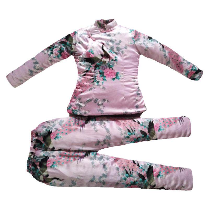 新款女对襟手工棉花立领棉服棉衣