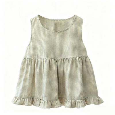 无袖娃娃衫纸样简约夏1:1布懂时光自主打版DIY缝纫自主研发BD-111