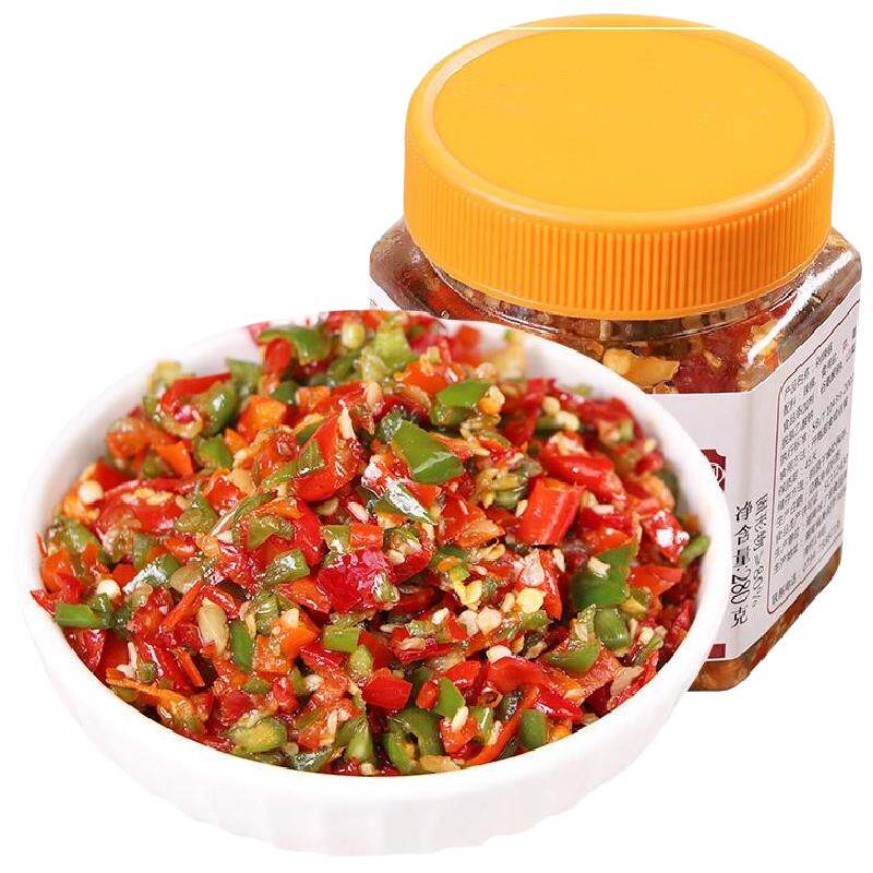 湖南特产农家自制双色下饭菜蒜蓉