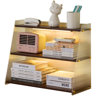 桌面书架置物架书柜书桌上收纳儿童阅读架办公桌家用简易卧室客厅