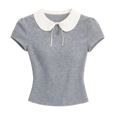 FragileHeart夏季小香娃娃领T恤