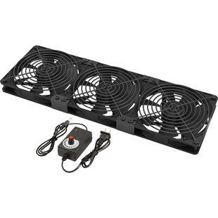 220V磁吸散热风扇14cm静音机柜机箱外置排气扇通风降温冷却可调速