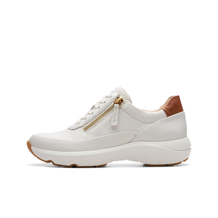 clarks其乐女鞋秋冬款系带休闲百搭运动休闲鞋时尚舒适Tivoli Zip