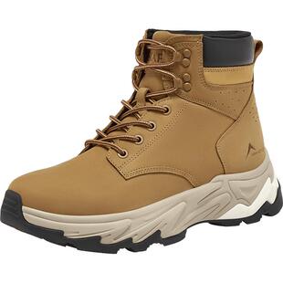 SKAP圣伽步男鞋2025冬季新款户外增高超强抓地短靴拼接男款运动靴