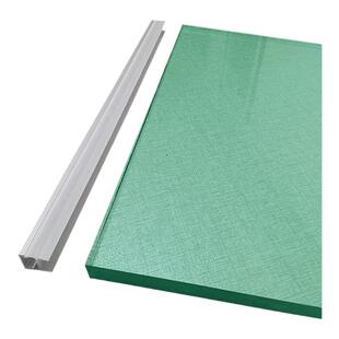 LED夹玻璃层板灯酒柜卡槽8-12mm厚隔板灯带三面发光展柜感应灯条