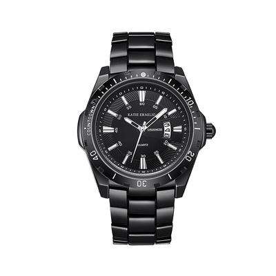 【自营】Katie Ermilio 经典简约时尚夜光防水运动男士腕表手表