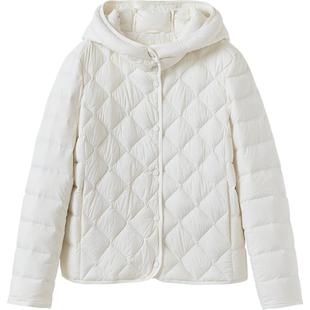 播商场同款短款轻薄连帽羽绒服女25秋季新款保暖外套BDS3RD3587