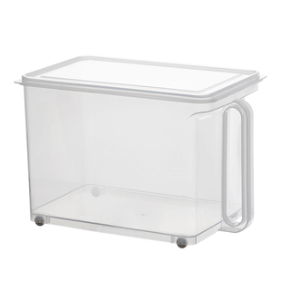 抽拉式深柜碗碟收纳盒带盖装碗筷收纳箱家用厨房塑料碗柜碗箱碗架