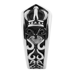 [新年礼物]ROCKRIDE皇冠荆棘耳环 925银新款高级情侣耳钉明星同款