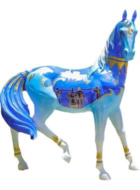 户外玻璃钢彩绘大型美陈园林景观