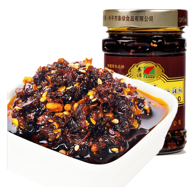 秦绿油泼辣子210g夹馍拌面调凉菜