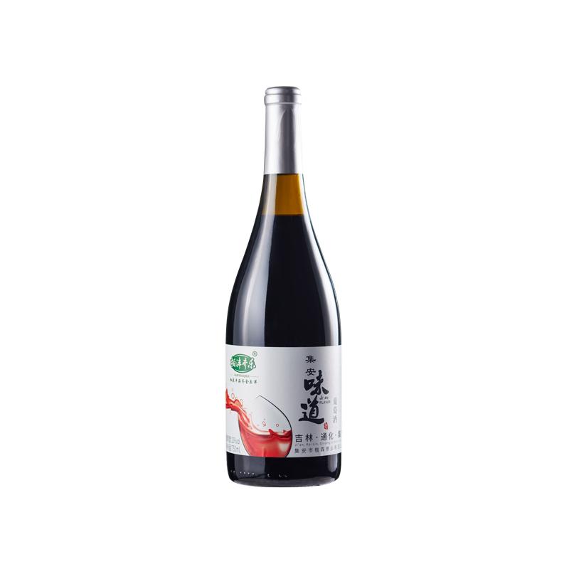 原汁山葡萄酒集安750ml2瓶礼盒装