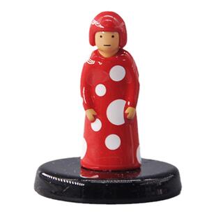 日本正版散货绝版收藏 草间弥生Q版公仔摆件波点艺术潮玩南瓜挂件