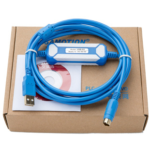 适用信捷PLC通信线台达PLC编程电缆XC/XD通讯DVP数据下载线USB-XC