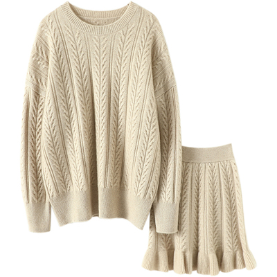 启超高端100%纯山羊绒衫