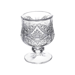创意复古刻花白酒杯一两50毫升家用小号烈酒杯一口杯古典洋酒杯子