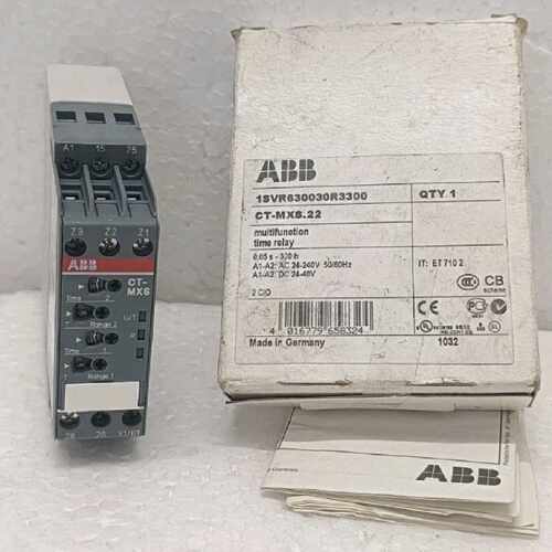 ABB CT-MXS.22 MULTIFUNCTION TIME Relay 0.05 S-300H 1SVR63003