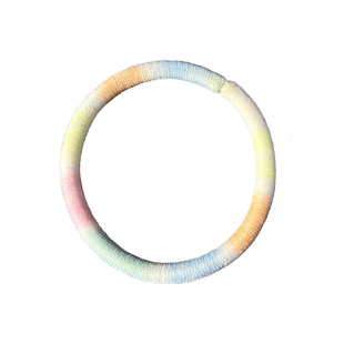 日本大创发圈可爱小清新ins少女风糖果色头绳橡皮筋扎头发荧光色