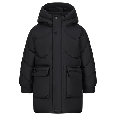 女童中长款羽绒服加厚保暖