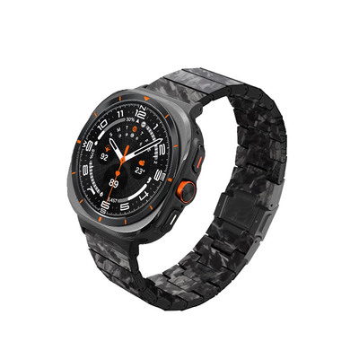 AKGLEADER碳纤维锻造纹表带