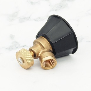 农用铜黑旋风喷头可调节气药涡流喷头雾化机打喷药喷雾器防风