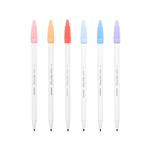 韩国慕那美P3000彩色笔学生用荧光笔手账中性勾线记号笔个性可爱少女心小清新60色慕娜美水彩笔新款