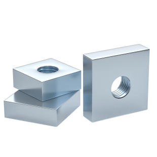 碳钢镀锌长方形螺母铁方型铝型材滑块螺母四方螺帽 M3M4M5M6M8M10