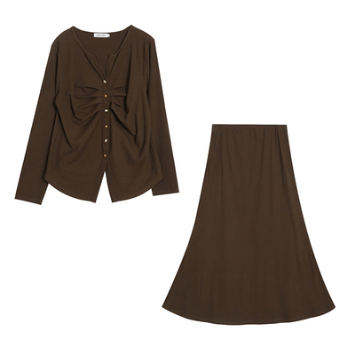 胖mm大码女装韩版宽松套装