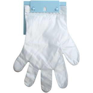 一次性挂孔手套加厚食品级肯德基专用挂壁式餐饮厨房塑料手套架子